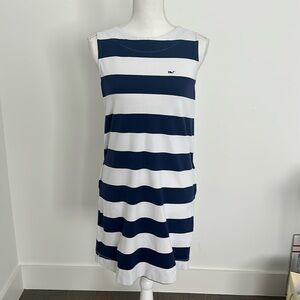 Cute Vineyard Vines for Target Navy and White Striped Knit Dress